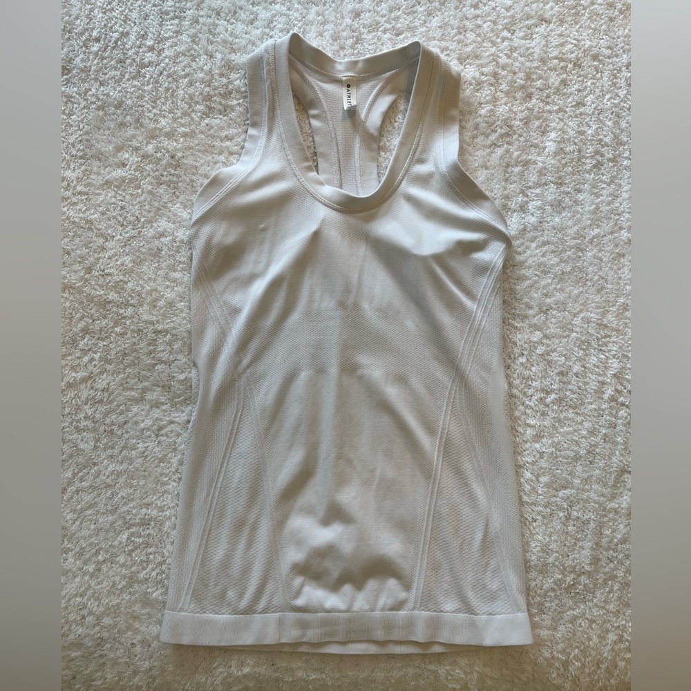 Athleta white tank top